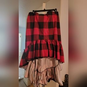 Damsel in this Dress Stagecoach Drawstring Buffalo Skirt
